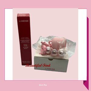 Laneige Craze Glaze Lip Serum & Keychain Cap NIB